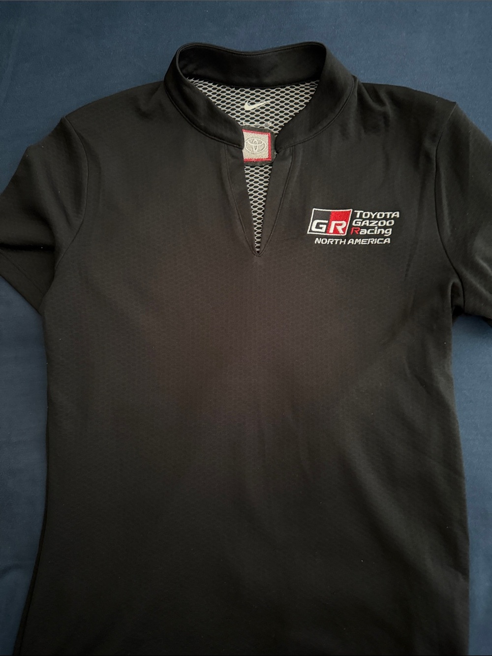 Toyota Gazoo Racing North America Black Women's Polo Top